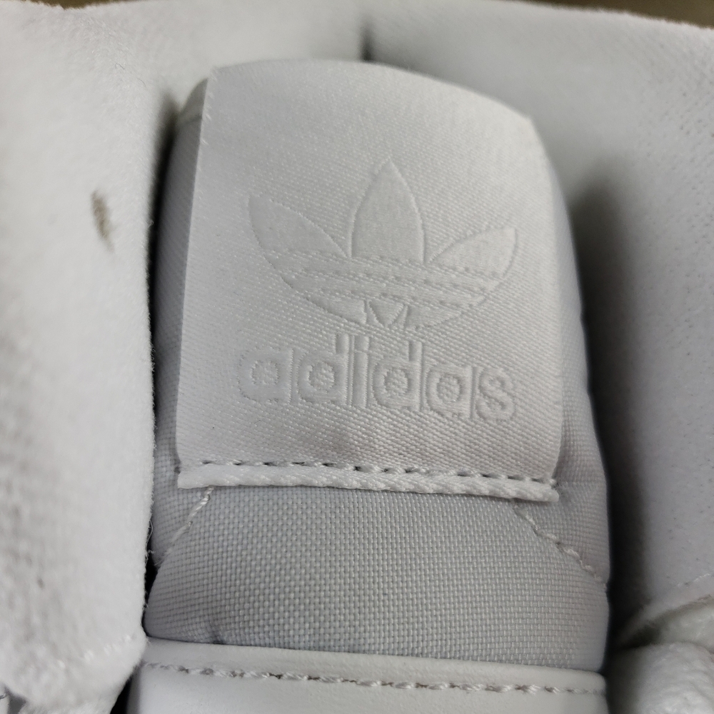 adidas Men's Forum Mid Leather upper Shoes Sneakers White - Picture 11 of 11